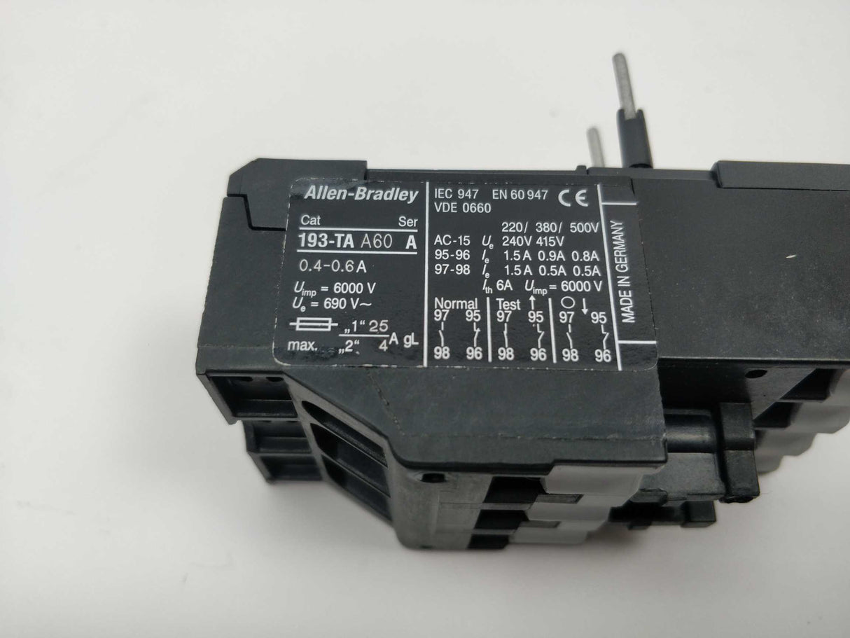 AB 193-TAA60 Overload Relay Ser. A