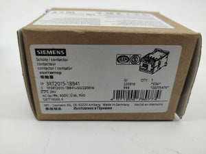 Siemens 3RT2015-1BB41 Power contactor 24V DC.