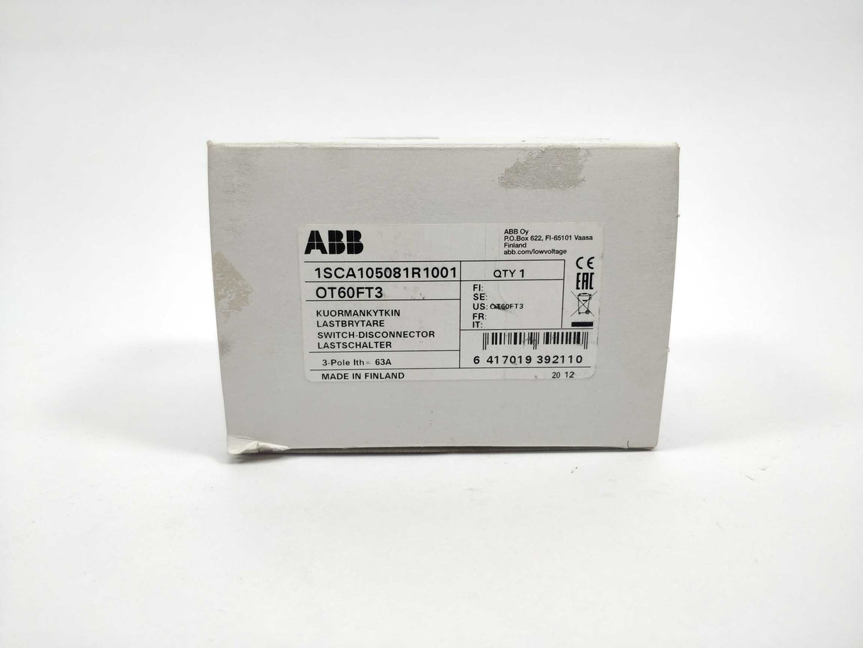 ABB 1SCA105081R1001 OT60FT3 Switch disconnector