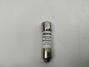 Siemens 3NW1025-0HG SENTRON, Cylindrical Fuse Link. 2,5A AC 600V. 10 Pcs.