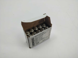 Siemens 3NW1025-0HG SENTRON, Cylindrical Fuse Link. 2,5A AC 600V. 10 Pcs.