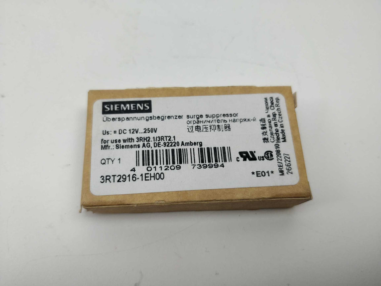 Siemens 3RT2916-1EH00 Surge suppressor, 12-250 V DC 6 Pcs.