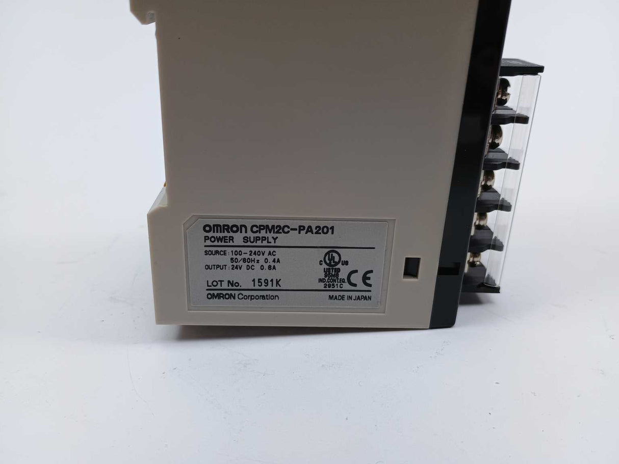 OMRON CPM2C-PA201 Power Supply 100-240V