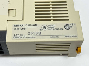 OMRON C1K-AD A/D Unit w/ C4K-CN502 I/O Connector