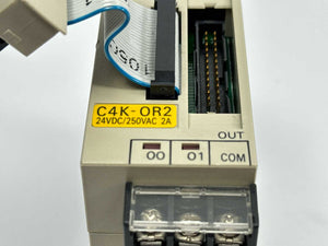 OMRON C4K-OR2 Output Unit w/ C4K-CN502 I/O Connector