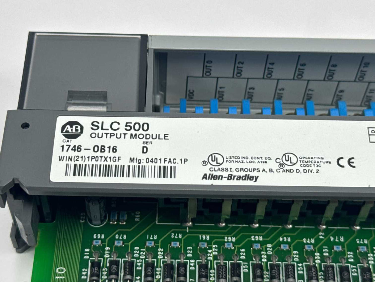 AB 1746-OB16 SLC 500 Output Module Ser. D