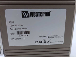 WESTERMO 3625-0050 i-line SDI-550 5 port Ethernet Switch