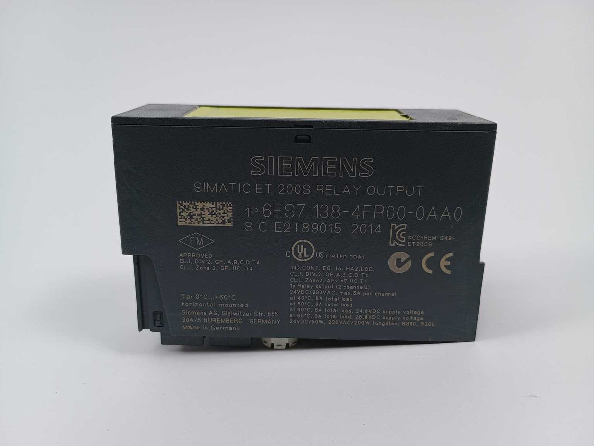 Siemens 6ES7138-4FR00-0AA0 Relay Output Module