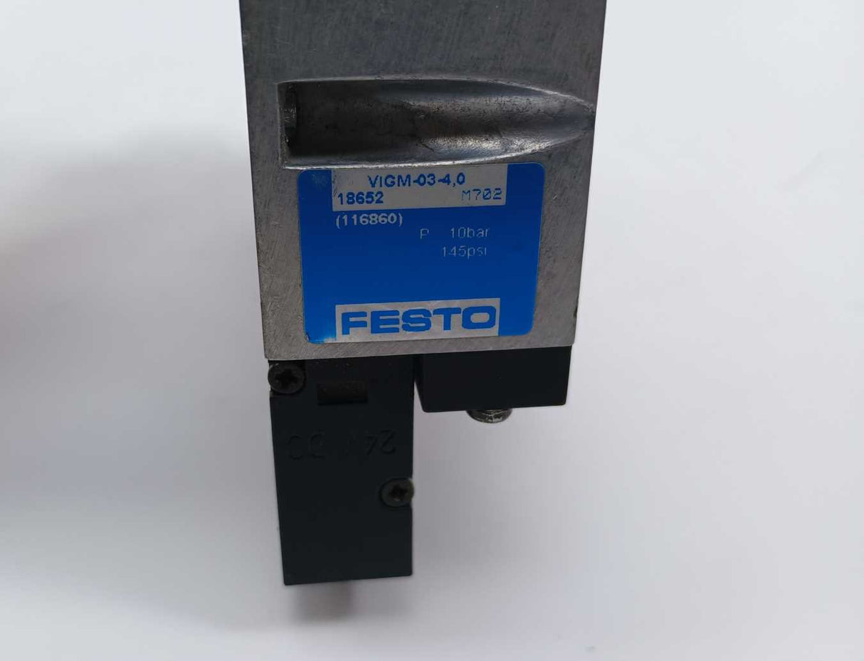 Festo 18652 Manifold Block With 159452