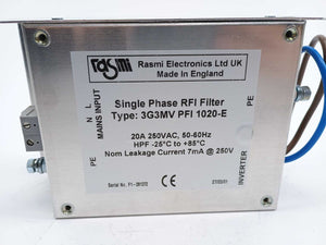 Rasmi 3G3MV PFI 1020-E Single Phase RFI Filter