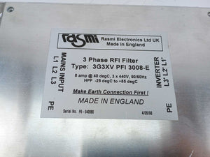 Rasmi 3G3XV PFI 3008-E 3 Phase RFI Filter