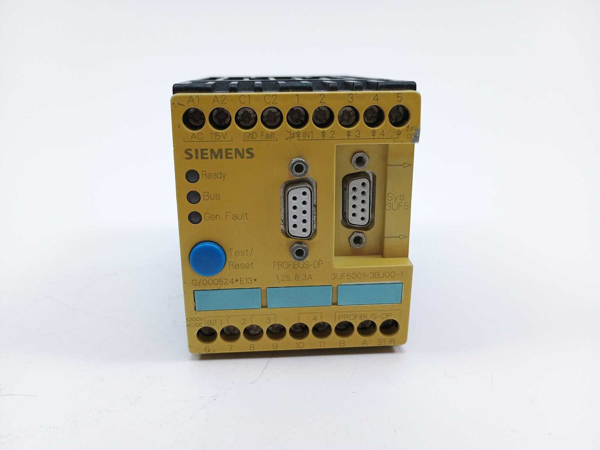 Siemens 3UF5001-3BJ00-1 SIMOCODE DP basic unit PROFIBUS DP interface