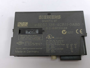 Siemens 6ES7138-4CB11-0AB0 SIMATIC Power Module E.01 w/ 6ES7193-4CD30-0AA0