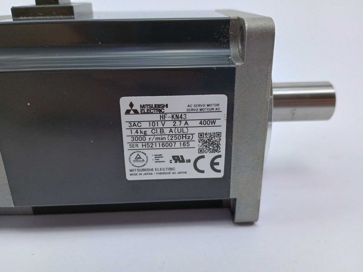 Mitsubishi HF-KN43 AC Brushless Rotary Servo Motor With Straight Shaft