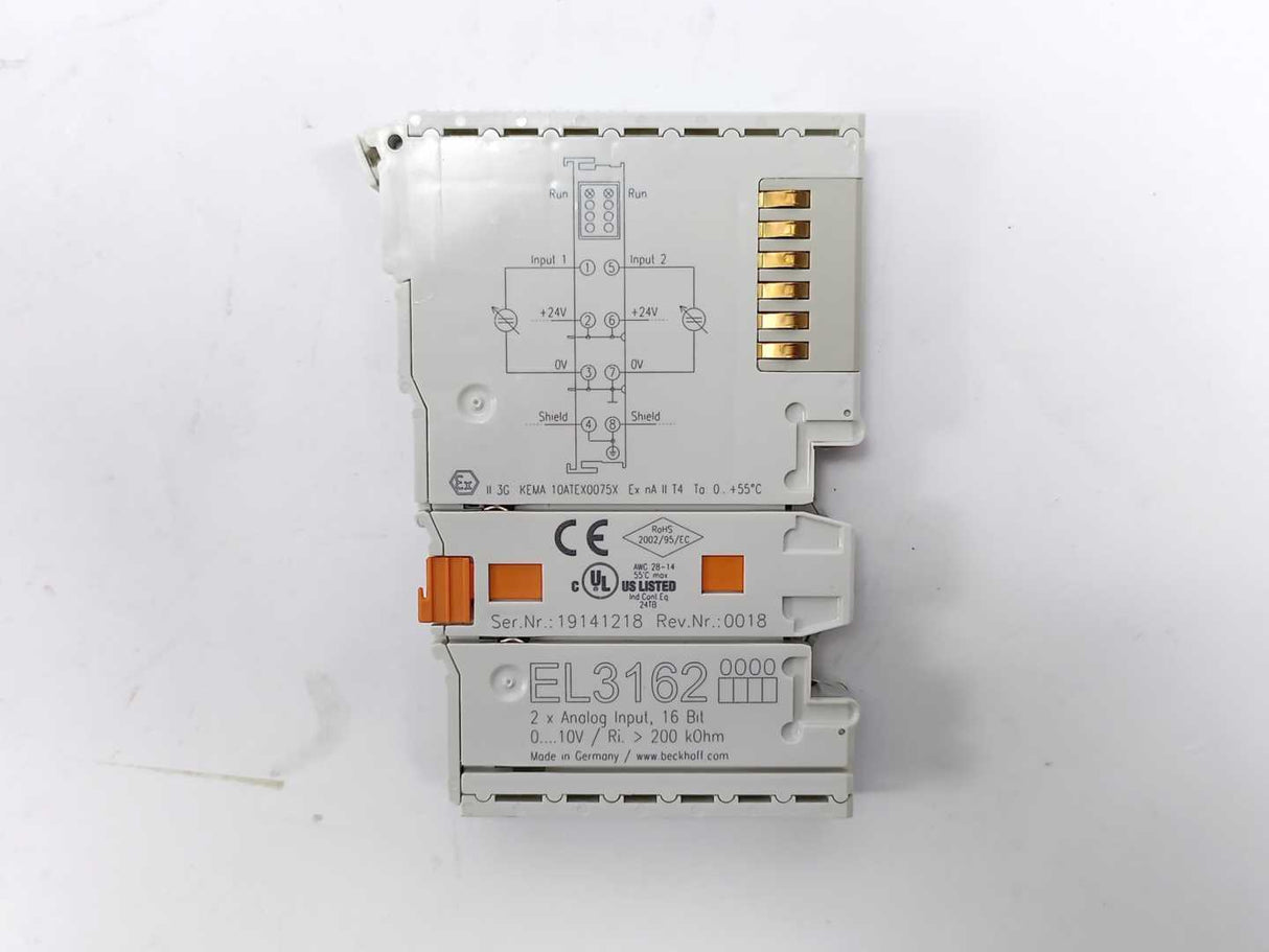 Beckhoff EL3162 EtherCAT Terminal Rev.:0018