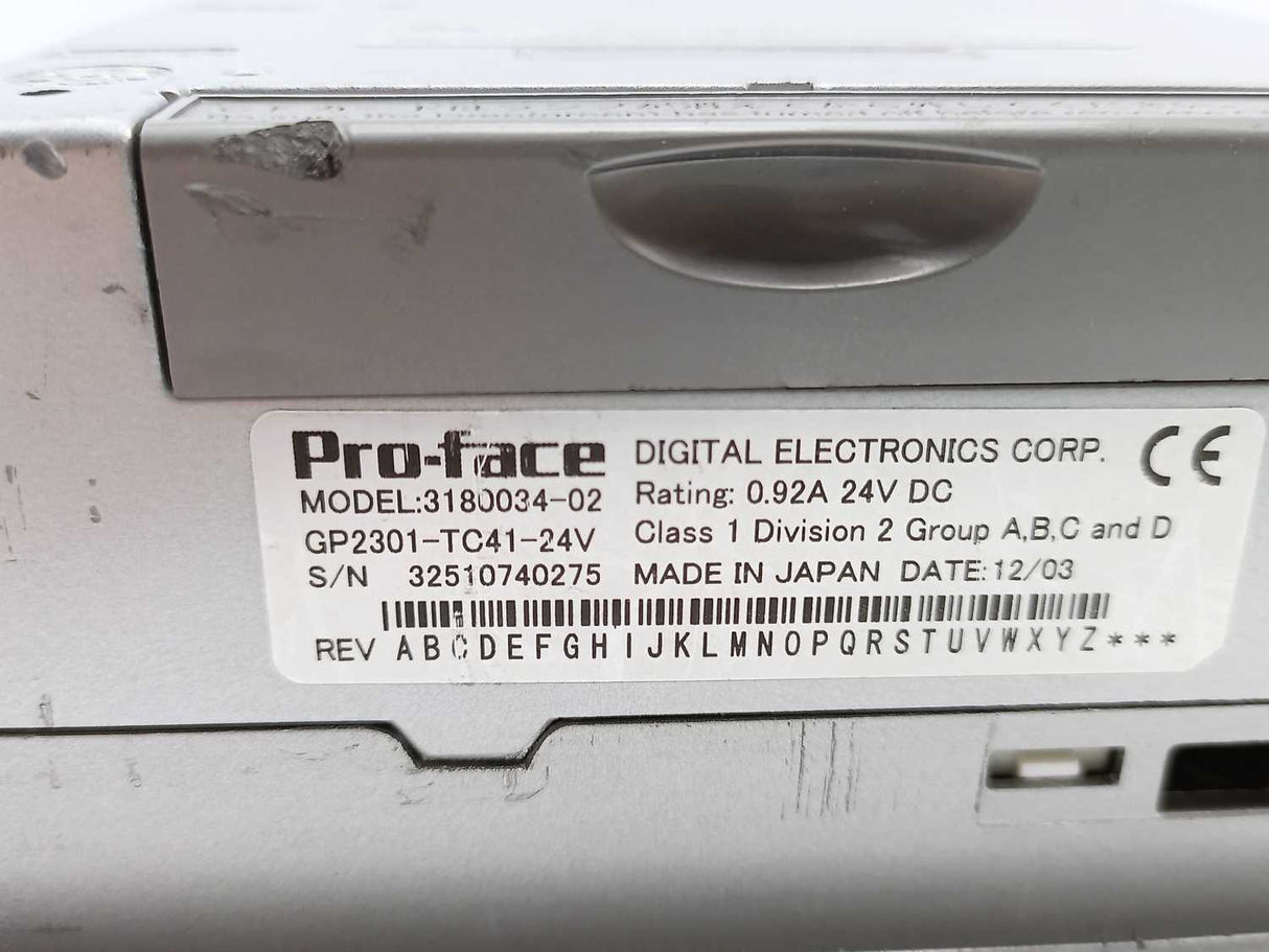 Pro-Face 3180034-02 GP2301-TC41-24V