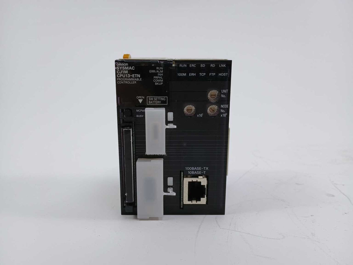 OMRON CJ1M-CPU13-ETN CPU Unit w/ OMRON HMC-EF183