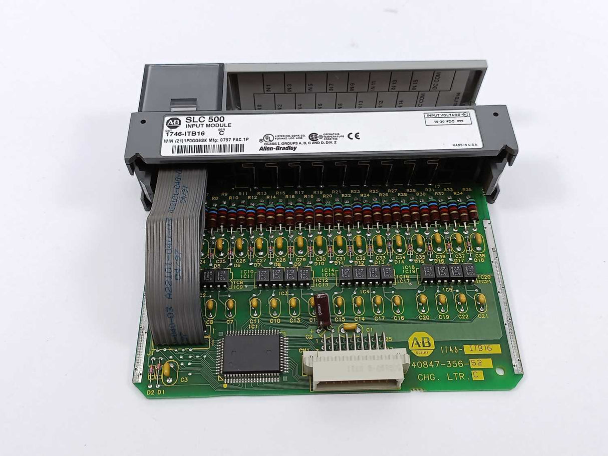 AB 1746-ITB16 Ser. C Input Module Missing Connector