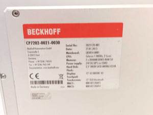 Beckhoff CP7202-0021-0030 Panel PC