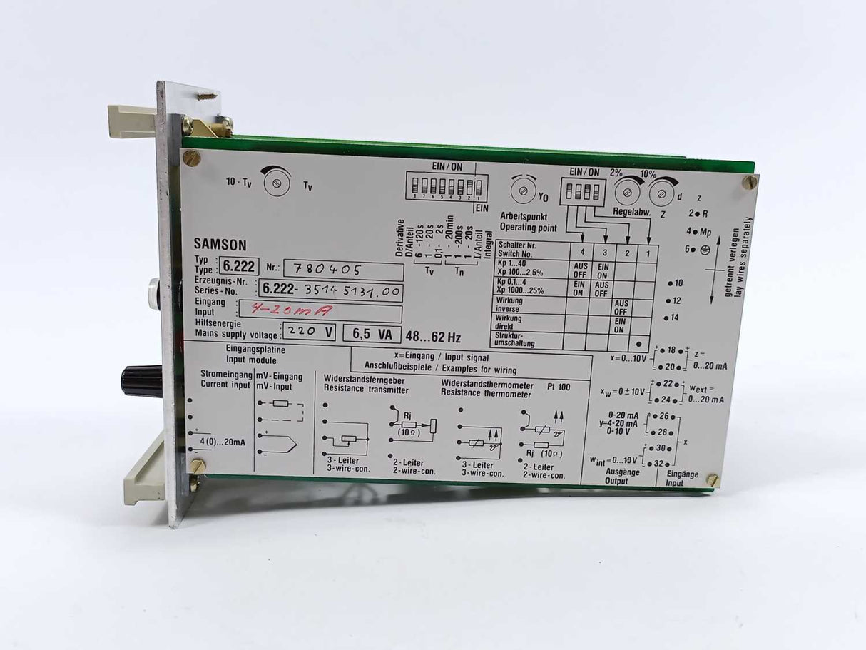 Samson 6.222 Temperature Display Panel Module