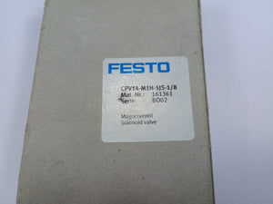 Festo 161361 CPV14-M1H-5JS-1/8 Solenoid Valve