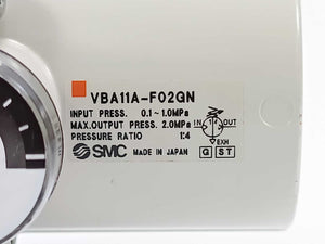 SMC VBA11A-F02GN VBA BOOSTER REGULATOR