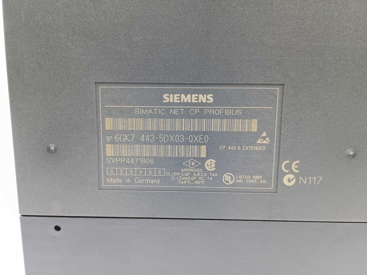 Siemens 6GK7443-5DX03-0XE0 CP 443-5 Extended