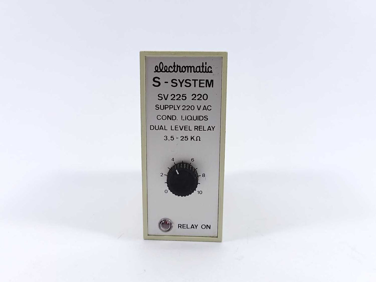 Electromatic SV 225 220 SV225220 COND. LIQUIDS DUAL LEVEL RELAY