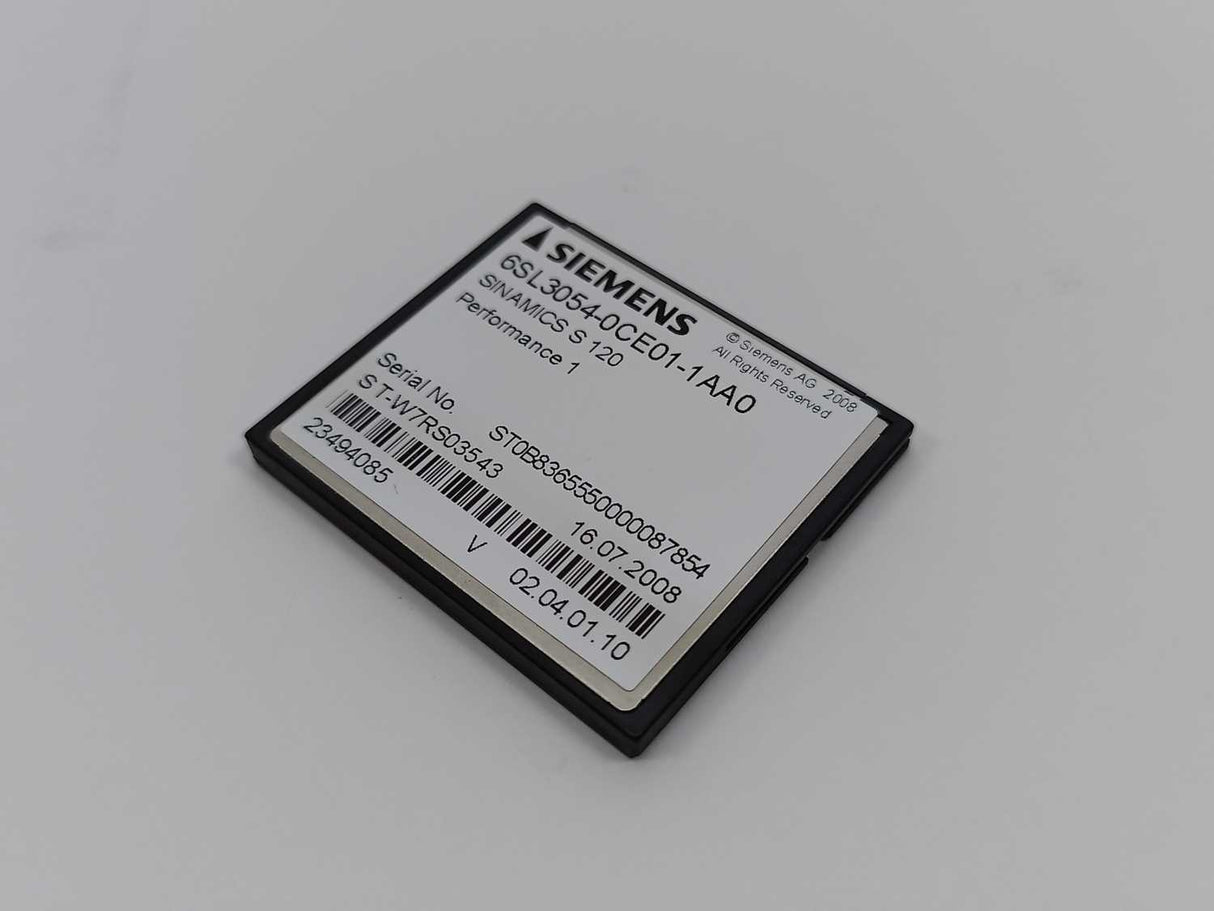 Siemens 6SL3054-0CE01-1AA0 SINAMICS S 120 CompactFlash