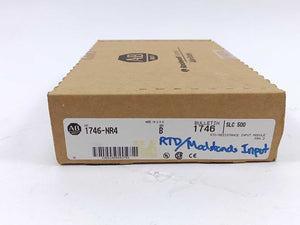 AB 1746-NR4 SLC 500 RTD/Resistance Input Module SER. B, FRN. 2