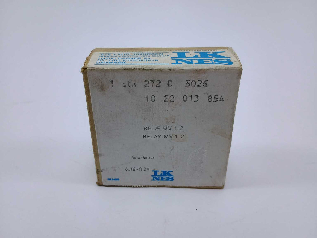 LK-NES 272C5026 Relay MV 1-2 0.16-0.25A