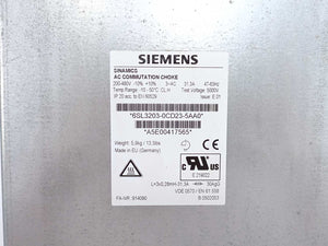 Siemens 6SL3203-0CD23-5AA0 SINAMICS AC COMMUTATION CHOKE