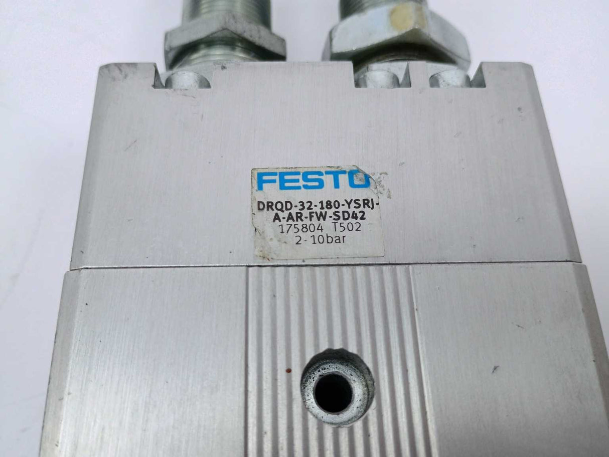 Festo 175804 DRQD-32-180-YSRJ-A-AR-FW-SD42 with 651470 YSRD-16-20-C