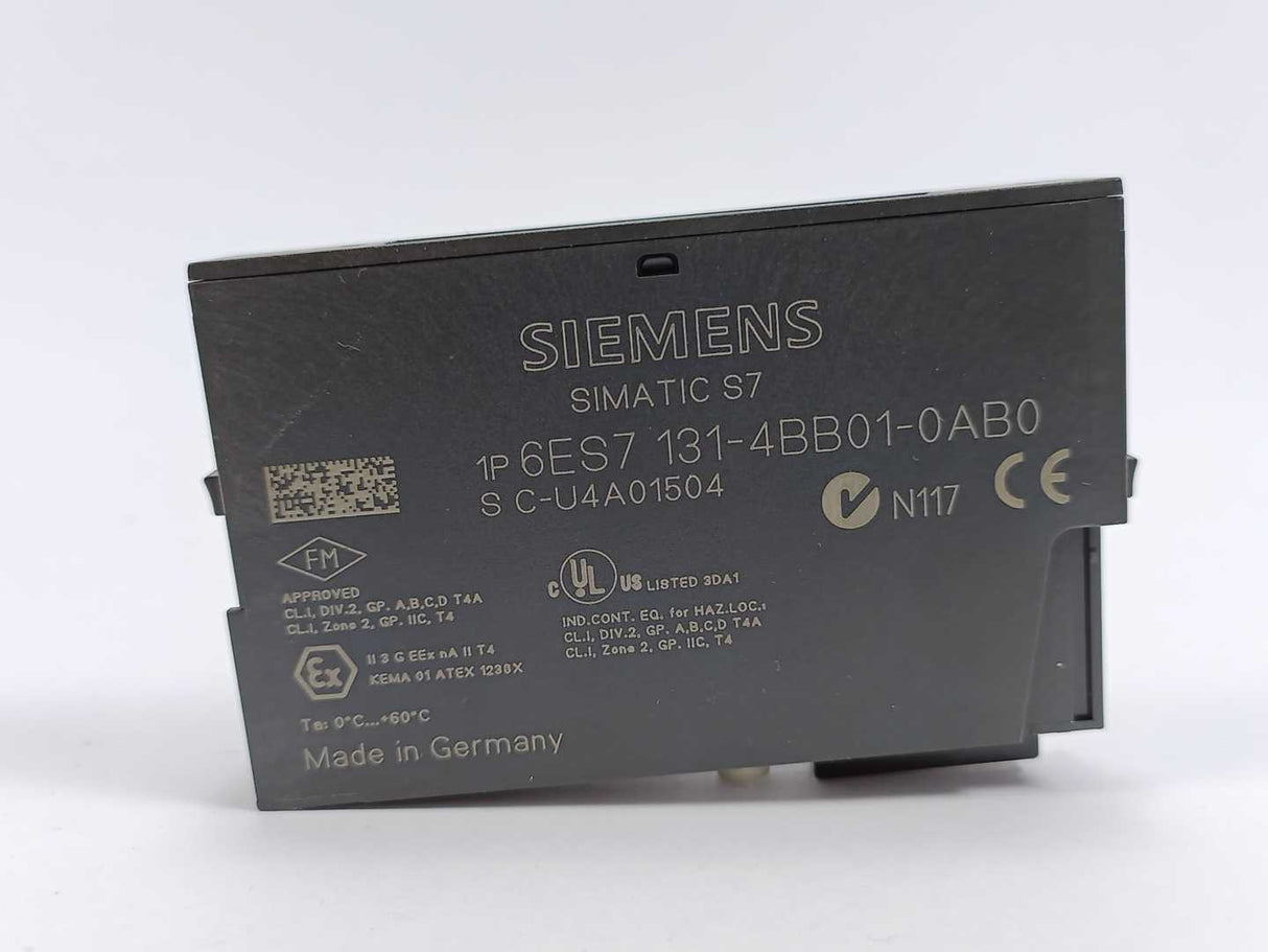 Siemens 6ES7131-4BB01-0AB0 Digital Input Module with 6ES7193-4CA40-0AA0 3 Pcs