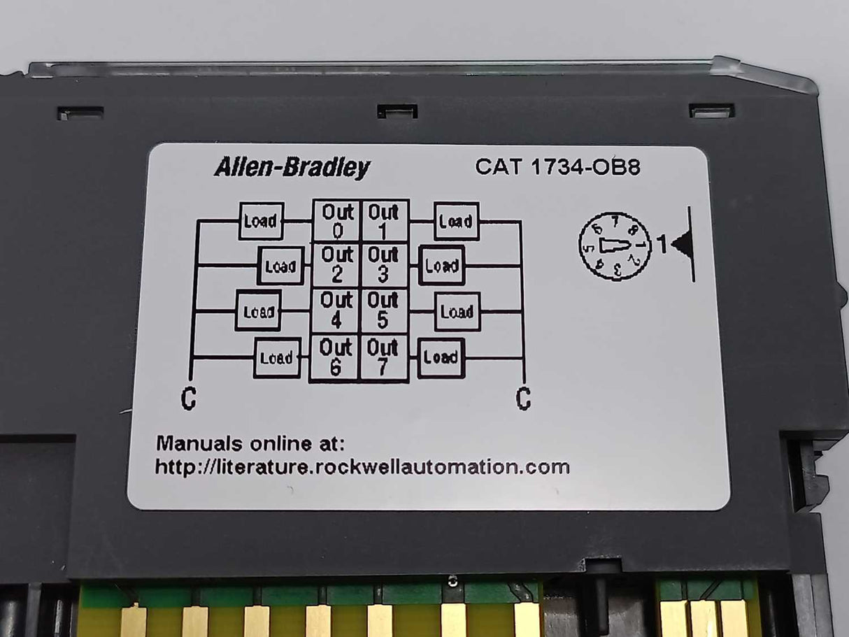 AB 1734-OB8 SER. C, FW. 3.022 POINT I/O 8 Point Digital Output Module,