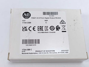 AB 1734-OB8 SER. C, FW. 3.022 POINT I/O 8 Point Digital Output Module,