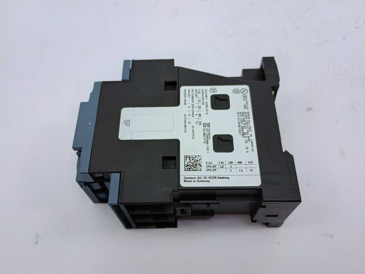 Siemens 3RT2024-1BB40 Sirius Power Contactor E02