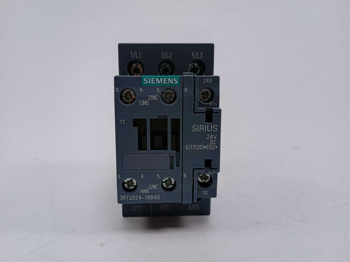 Siemens 3RT2024-1BB40 Sirius Power Contactor E02