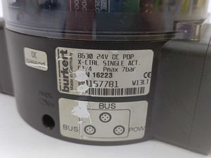 Bürkert 00157781 8630 24V DC PDP Continuous Positioner