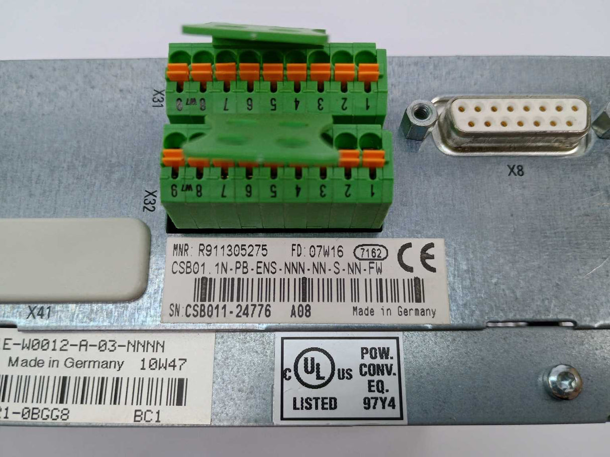 Rexroth R911298371 HCS02.1E-W0012-A-03-NNNN