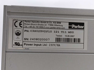 Parker C3S025V2F10 Compax3 Intelligent Servo Drive I21 T11 M00