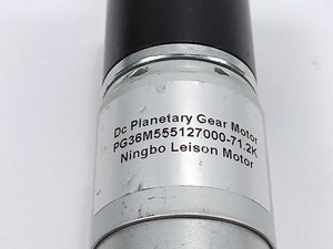 Ningbo Leison Motor PG36M555127000-71.2K DC Planetary Gear Motor