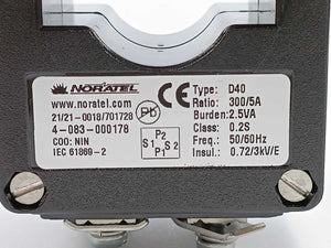 Noratel 4-083-000178 D40 300/5A Current transformer