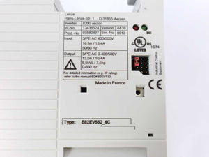 LENZE E82EV552C4C 8200 Vector ID.No:13436524