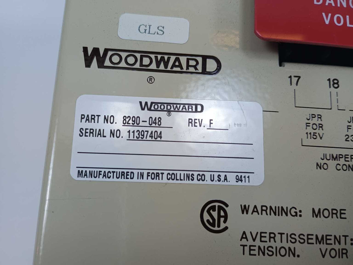 Woodward 8290-048 Generator load sensor module