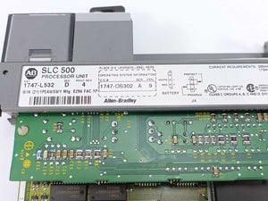 AB 1747-L532 Ser.D Proc.Rev.4 SLC500 Processor Unit