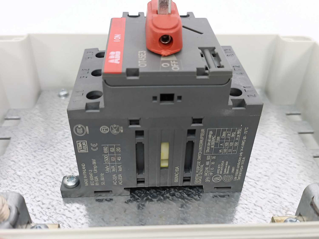 ABB 1SCA022613R2270 OTE25T3M EMC safety switch