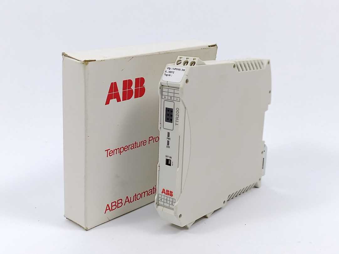 ABB TTR200-Y0 Rail Mount Temperature Transmitter