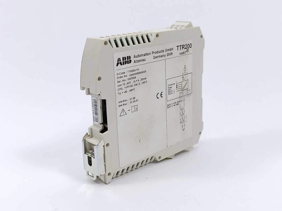 ABB TTR200-Y0 Rail Mount Temperature Transmitter