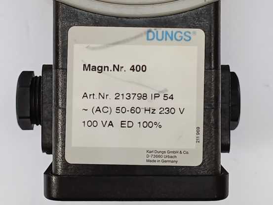 DUNGS technic 213798 Magn.Nr. 400